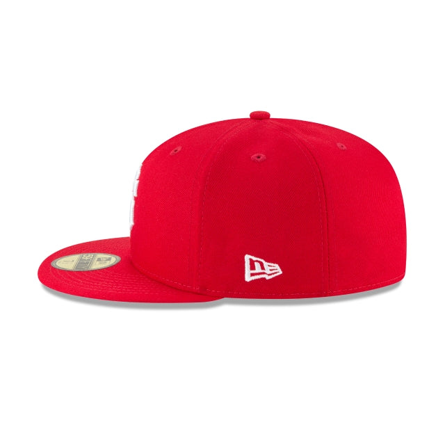 San Francisco Giants Scarlet Basic 59FIFTY Fitted Hat