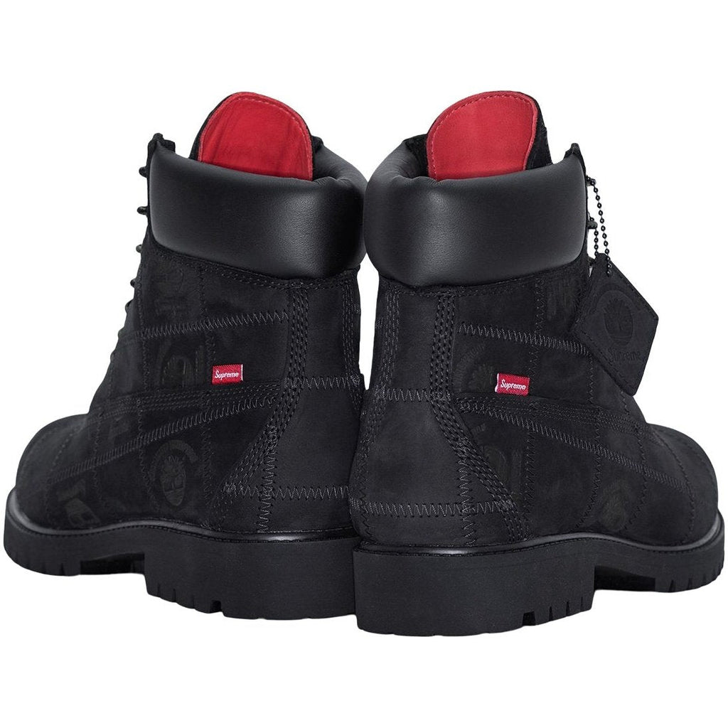 Supreme®/Timberland® Patchwork 6" Premium Waterproof Boot Black